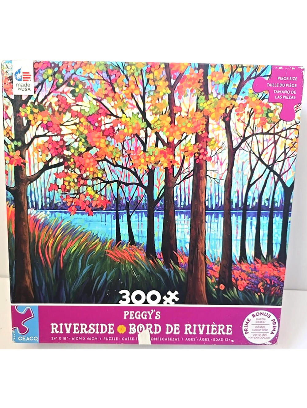 Ceaco Peggy’s Riverside 300 Pc Puzzle 2021